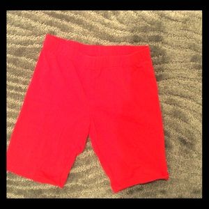 Faded glory red shorts